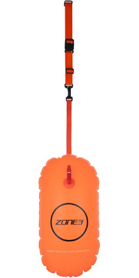 2023 Zone3 28L Swim Safety Buoy / Tow Float SA21SB - Orange